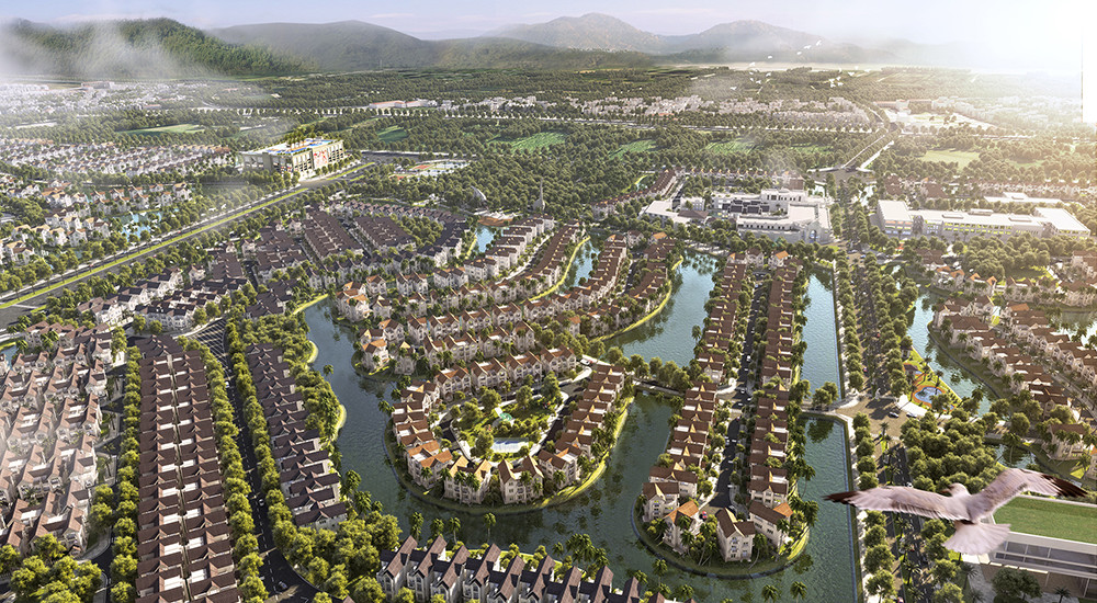 Phối cảnh dự án Vinhomes Riverside giai đoạn 1